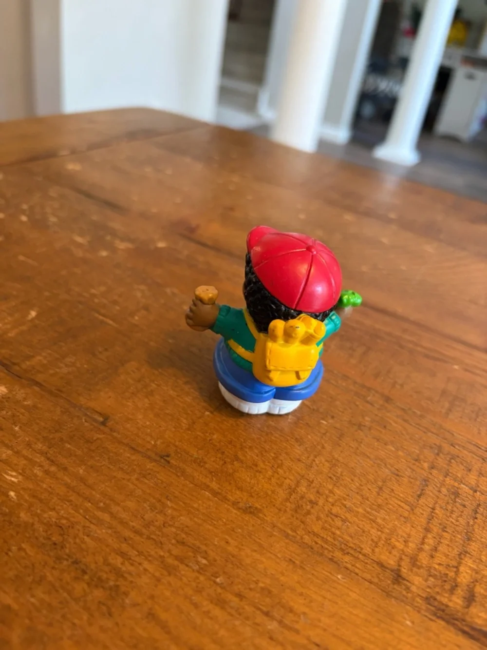 Fisher Price Little People schoolboy Michael with lunch as is